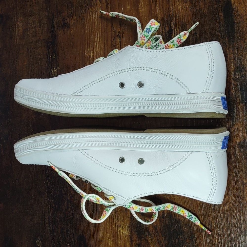 ❌️ Final Sale•••Keds® Original White Leather Lace-up Sneakers - Picture 10 of 12